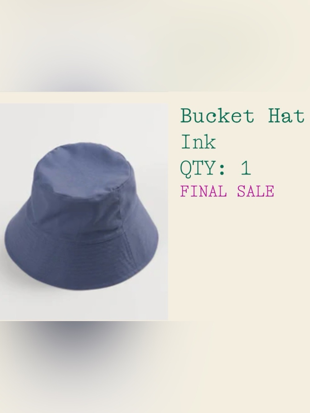 BAGGU Bucket Hat